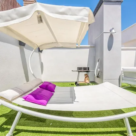 Atico Terraza Privada Piscina Centro Ac Nuevo 1hab * Malaga