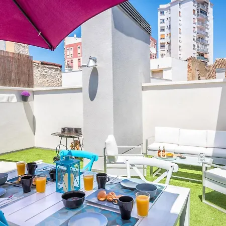 Apartment Atico Terraza Privada Piscina Centro Ac Nuevo 1hab